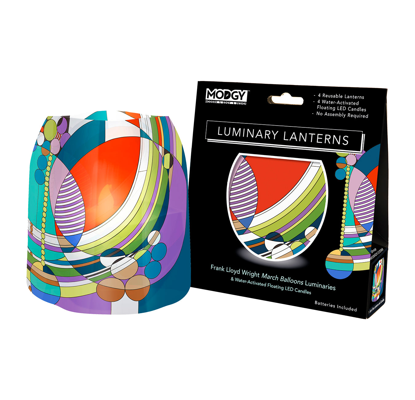 Frank Lloyd Wright March Balloons- 4 Per Pack