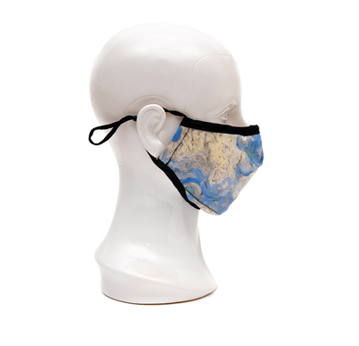 Van Gogh Wheat Field with Cypresses Sky Fashion Mask