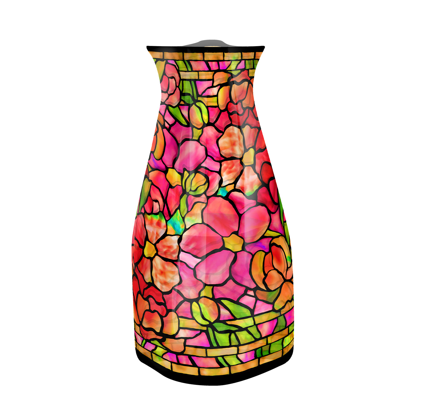 ファンシーな花瓶.ISLEOFWIGHTGLASS Louis C. Tiffany Pink Peony Vase