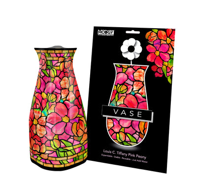 Louis C. Tiffany Pink Peony Vase
