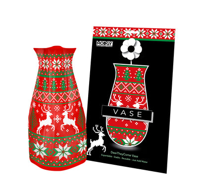 Deer They Come Vase