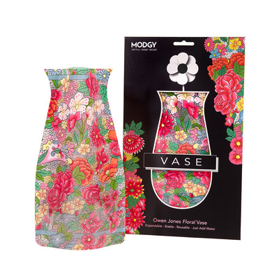 Owen Jones Floral Expandable Vase