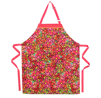 Louis C. Tiffany Pink Peony Apron