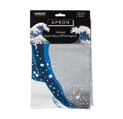 Hokusai Great Wave Apron