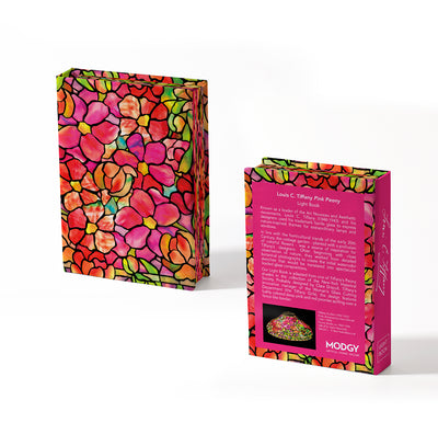 Louis C. Tiffany Pink Peony Light Book
