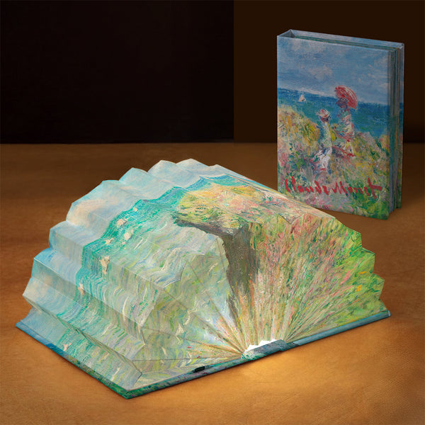 Claude Monet Cliff Walk at Pourville Light Book - Modgy