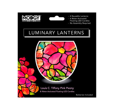 Louis C. Tiffany Pink Peony- 4 Per Pack