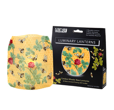 Candace Wheeler Bees Luminaries - 4 Per Pack