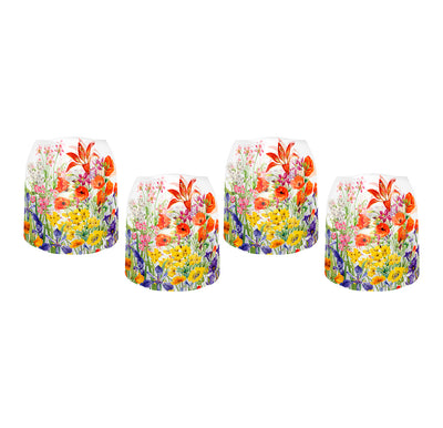 Mary Walcott Botanical Watercolors Luminary - 4 per pack