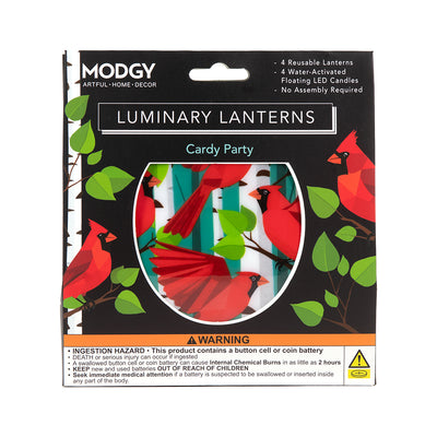 Cardy Party Luminaries - 4 per pack