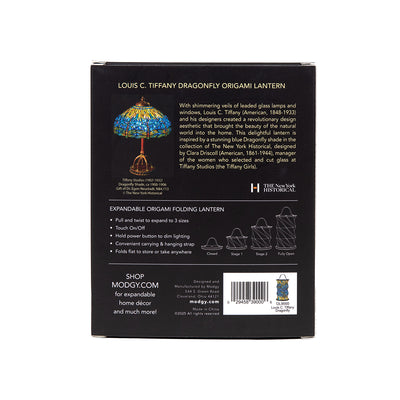 Modgy Louis C. Tiffany Dragonfly Origami Lantern