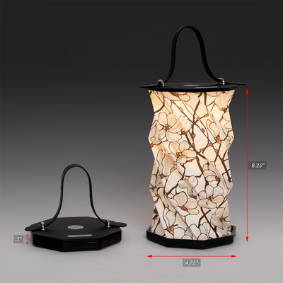 Modgy Louis C. Tiffany Magnolia Window Origami Lantern