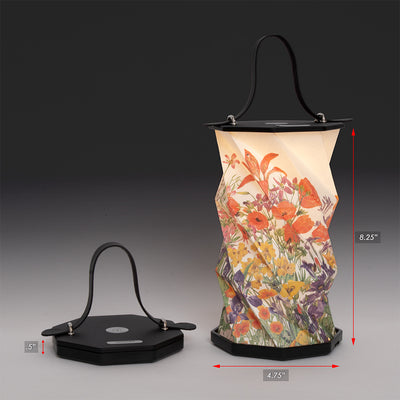 Modgy Mary Vaux Walcott Botanical Watercolor Origami Lantern