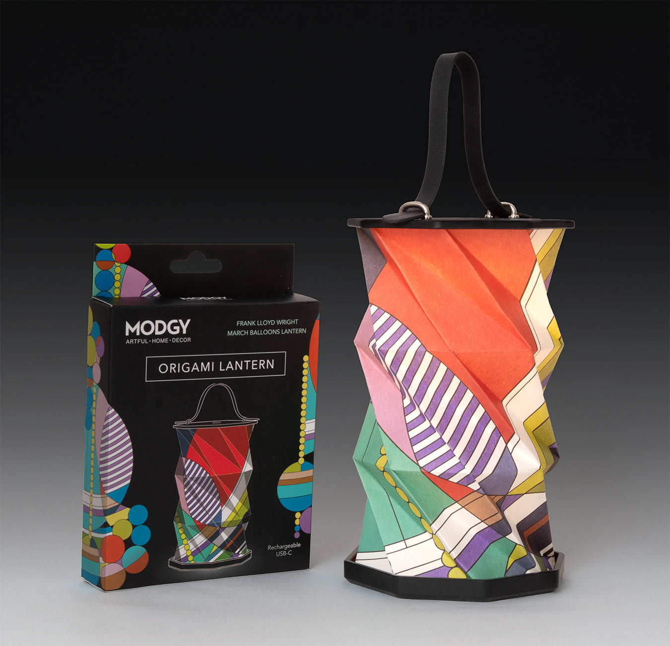 Modgy Frank Lloyd Wright March Balloons Origami Lantern