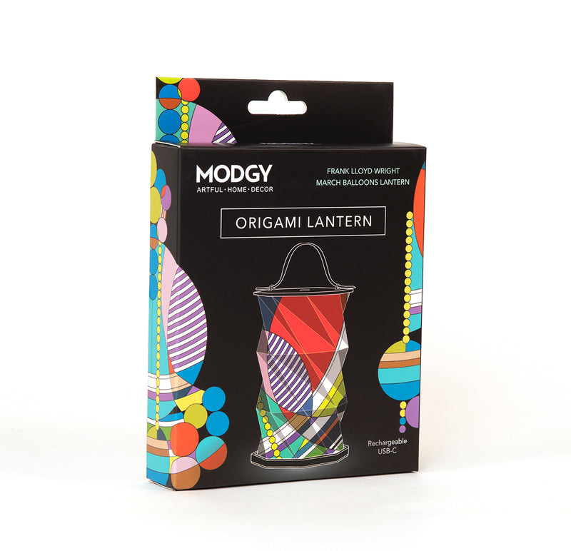 Modgy Frank Lloyd Wright March Balloons Origami Lantern