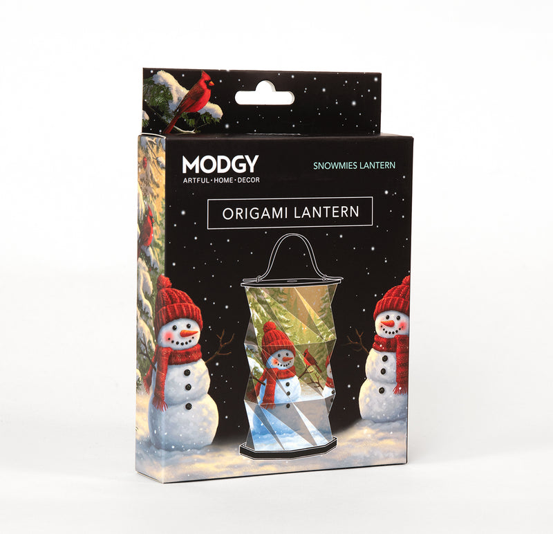 Modgy Snowmies Origami Lantern