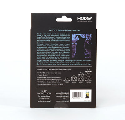 Modgy Witch Please! Origami Lantern