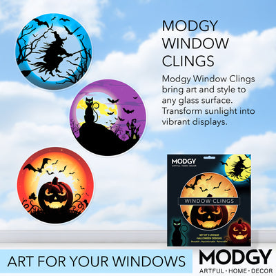 Modgy Window Cling Halloween Set of 3