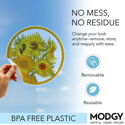 Modgy Window Cling Vincent van Gogh Set of 3