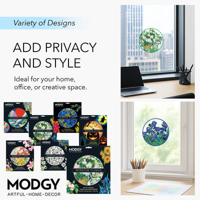 Modgy Window Cling Vincent van Gogh Set of 3