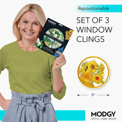 Modgy Window Cling Vincent van Gogh Set of 3
