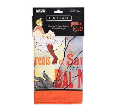 Henri de Toulouse – Lautrec Moulin Rouge Tea Towel
