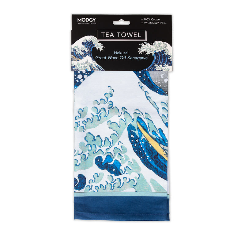 Hokusai Great Wave Tea Towel