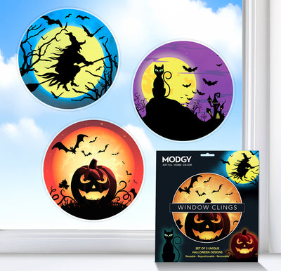 Modgy Window Cling Halloween Set of 3