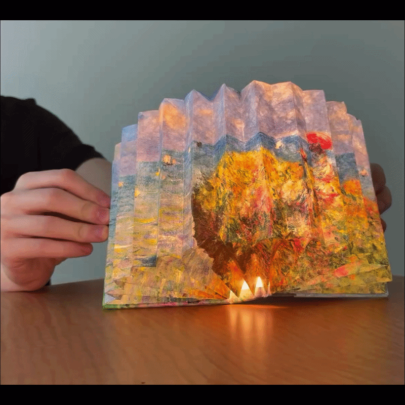 Claude Monet Cliff Walk at Pourville Light Book