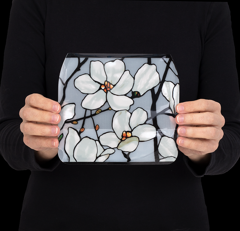 Remove flat luminary from package