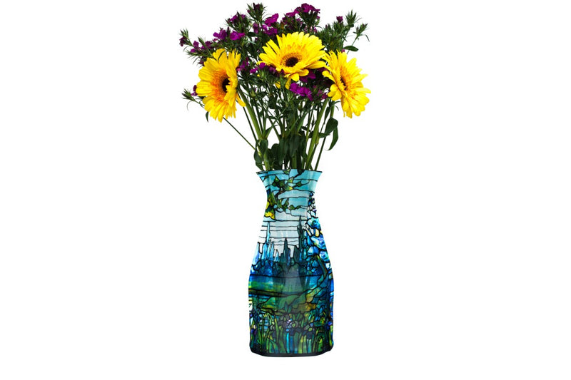 Louis C. Tiffany Iris Landscape Vase