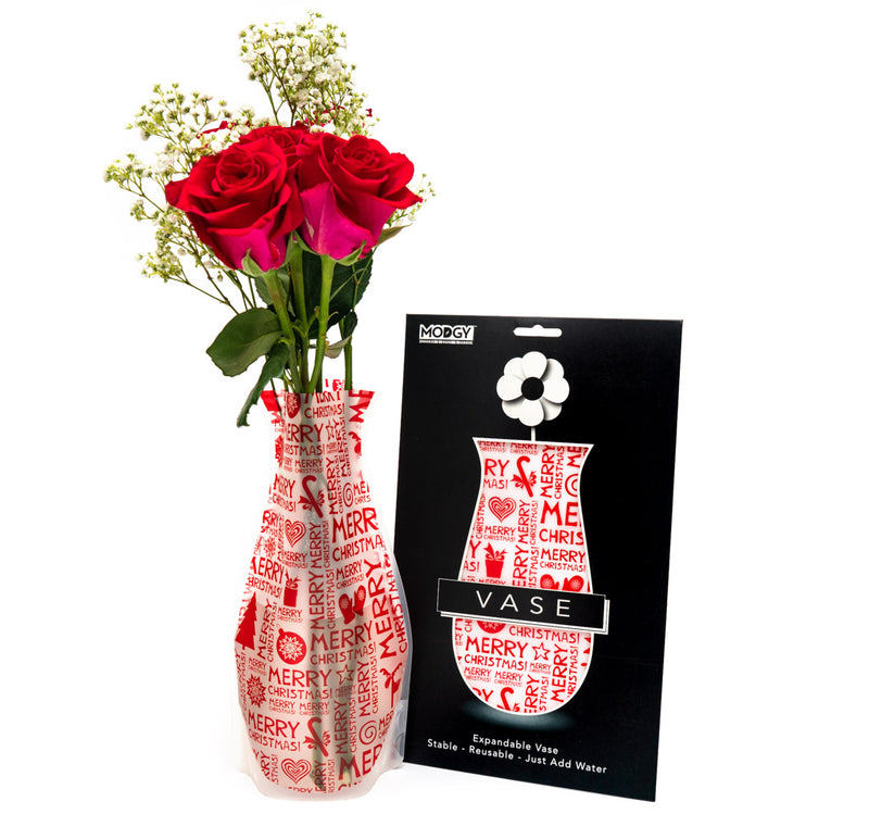 Merry Merry Christmas Vase