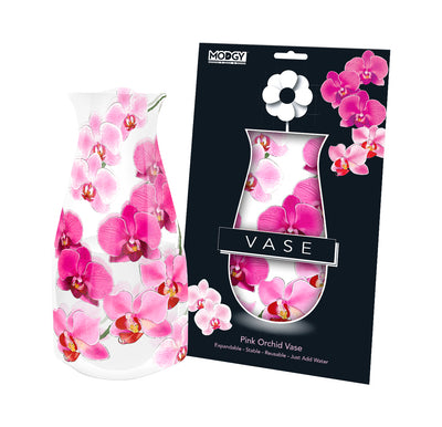 Pink Orchid Vase