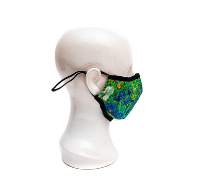 Van Gogh Irises Fashion Mask