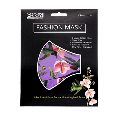 John J. Audubon Anna’s Hummingbirds Fashion Mask