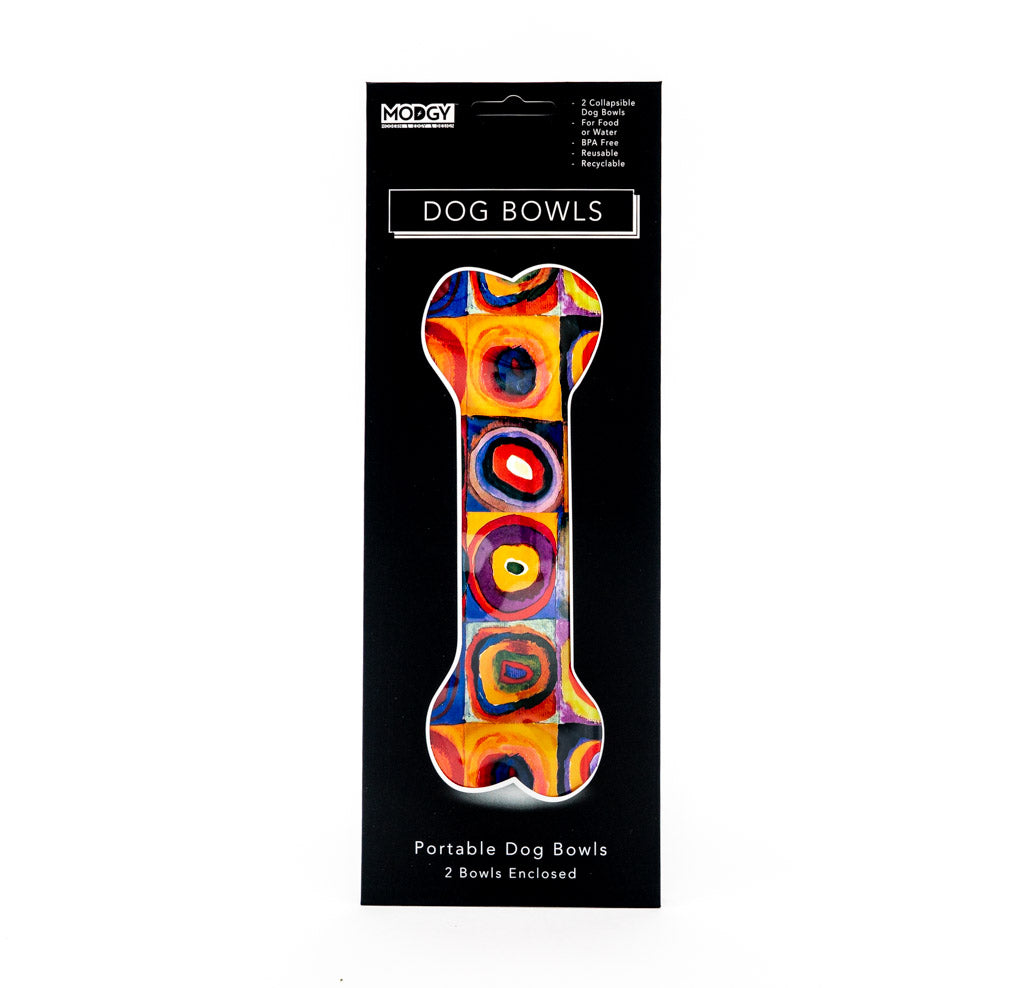 Kandinsky Circles Set of 2 bowls Modgy
