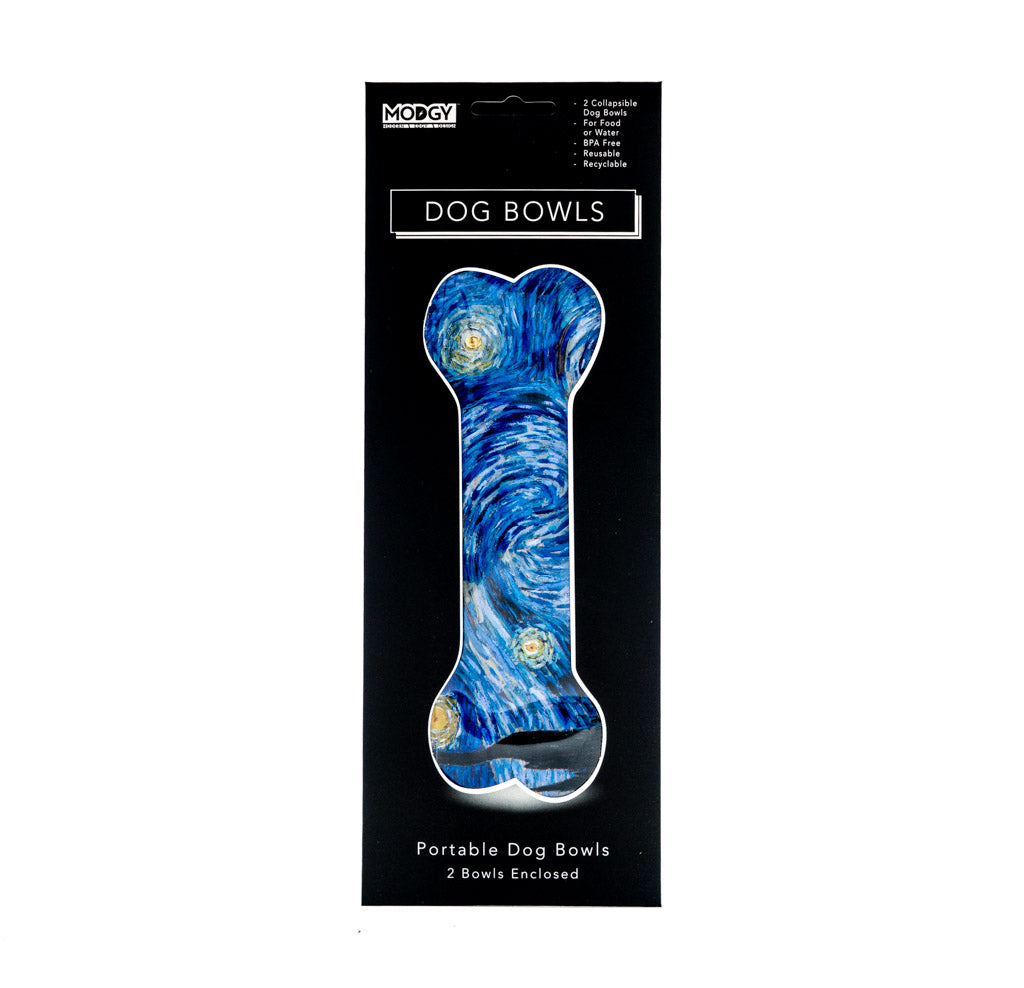 Vincent van Gogh Starry Night Set of 2 bowls Modgy