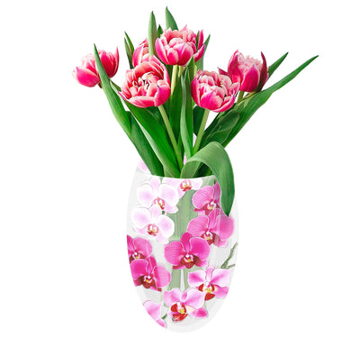 Pink Orchid Large Suction Cup Vase