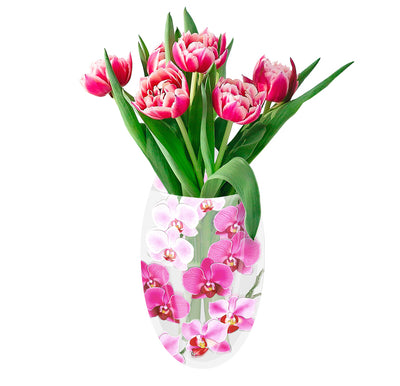 Pink Orchid Large Suction-Cup Vase