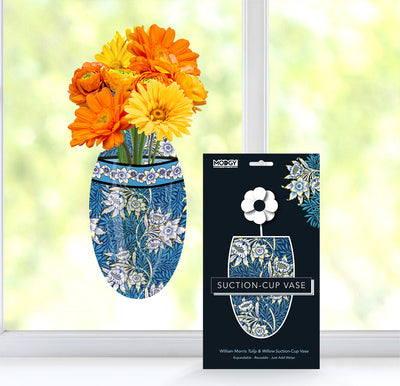 William Morris Tulip & Willow Large Suction Cup Vase