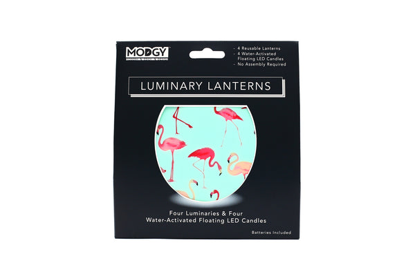 PinkyDo Flamingos Luminaries - 4 Per Pack