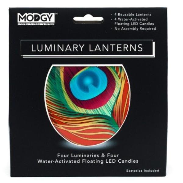 Poe (Peacock) Luminaries - 4 Per Pack