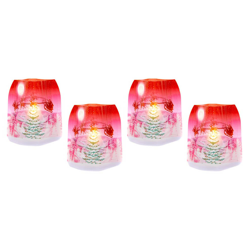 Sleighing It Luminaries - 4 Per Pack
