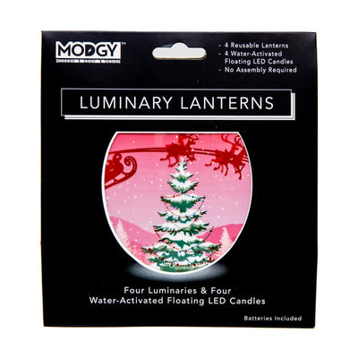 Sleighing It Luminaries - 4 Per Pack