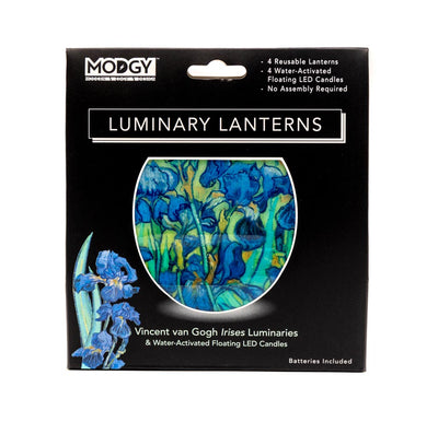 Vincent Van Gogh Irises Luminary