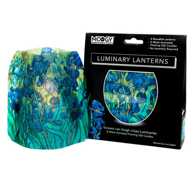 Vincent Van Gogh Irises Luminary