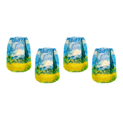 Van Gogh Wheat Field With Cypresses Luminaries - 4 Per Pack