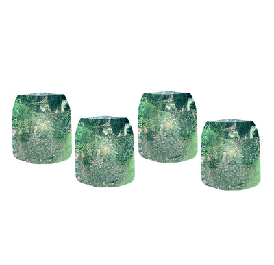 Gustav Klimt Italian Garden Landscape Luminaries - 4 Per Pack