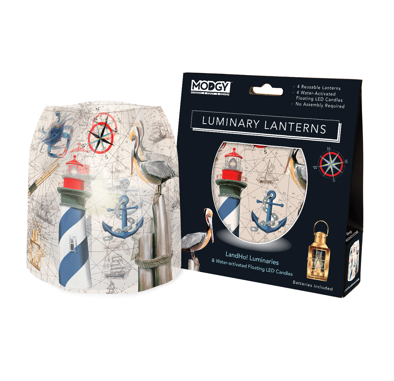 LandHo! Luminaries- 4 Per Pack