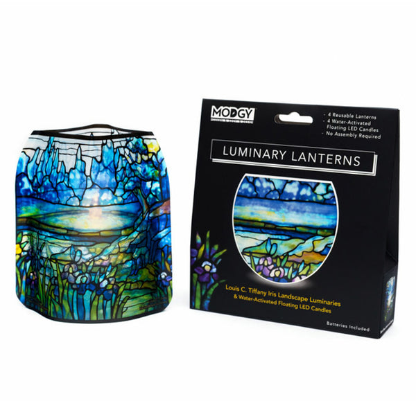 Louis C. Tiffany Iris Landscape- 4 Per Pack - Modgy